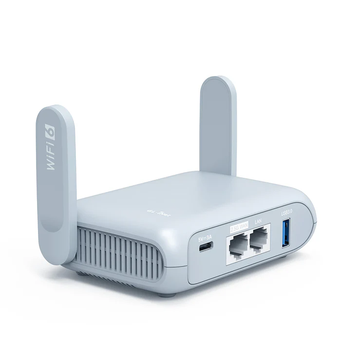 Beryl AX (GL-MT3000) pocket-sized AX3000 Wi-Fi 6 travel router